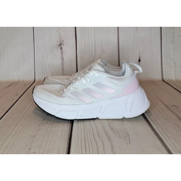 Adidas Womens Size 8.5 M White Questar Bounce CloudFoam Running Shoes - Picture 4 of 13